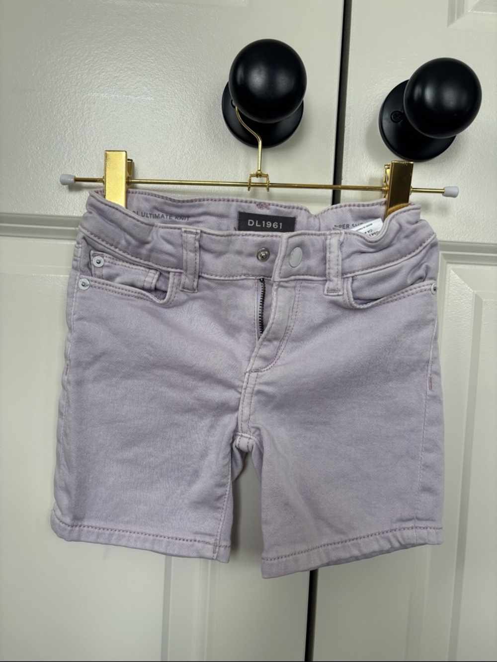 DL1961 Pastel Lavender Denim Shorts